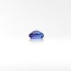 Dieser Tansanit in ovaler-Form und facetten-Schliff hat ein helles Violettblau Farbe.